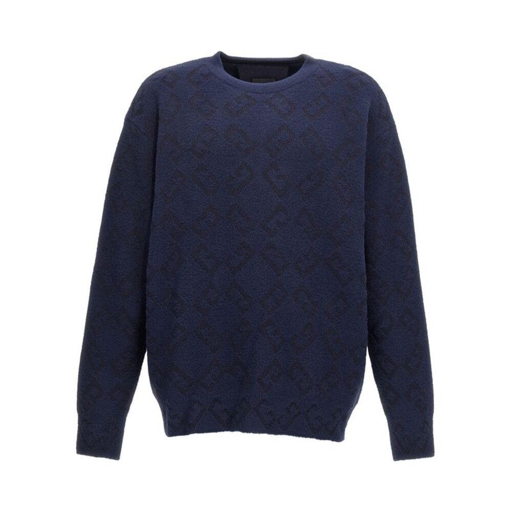 Givenchy Blue Wool Men's Cardigan